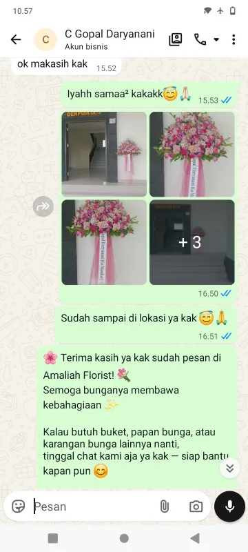 Pengiriman Karangan Bunga Mustikajaya