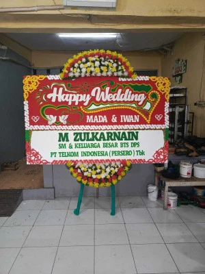 Papan Bunga di Mustikajaya