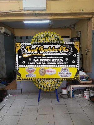 Papan Bunga di Mustikajaya