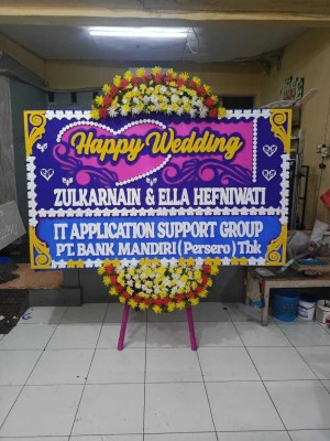 Papan Bunga di Mustikajaya