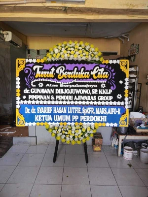 Papan Bunga di Mustikajaya